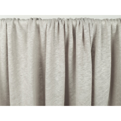 Tissu Maille Jersey 100 % Lin Grège