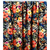 Tissu Popeline Viscose Ecovero Wild Watercolor Field