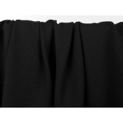 Tissu Maille Piquée 100 % Coton BIO Noir