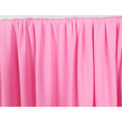 Tissu Maille Cote 3x3 Rose Bubble