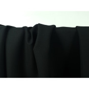 Tissu Serg Polyester Recycl / Viscose FAY Noir