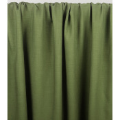 Tissu Toile Look Lin Mélange Viscose EMA Kaki