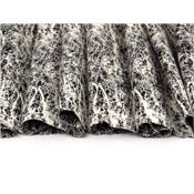 Tissu Jacquard Noir & Blanc Marbré