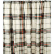 Tissu Popeline 100 % Coton TARTAN Beige 