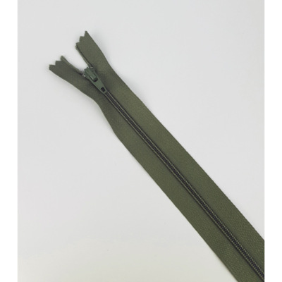 Zip Nylon 4 mm 25 cm Kaki