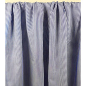 Tissu Popeline 100 % Coton Rayures Fines Marine