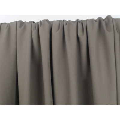 Tissu Tailleur Poly / Viscose / Laine NOA Gris Taupe 