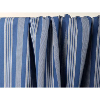 Tissu Voile de Coton Rayures Irrégulières