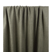 Tissu Lainage Léger 100 % Laine Pied de Poule Beige / Brun