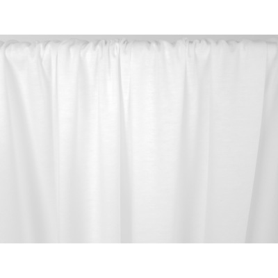 Tissu Maille Interlock 100 % Coton Mercerisé Blanc