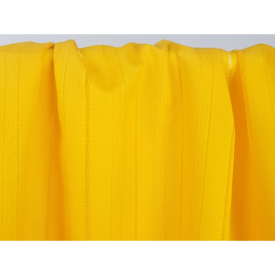 Tissu Voile de Coton Jacquard & Ajouré Jaune