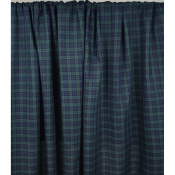 Tissu Sergé Léger Carreaux Vert & Bleu