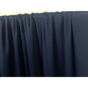 Tissu Maille Interlock 100 % Coton Mercerisé Marine