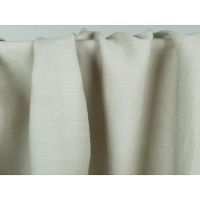 Tissu Toile Mélange Viscose / Lin Beige