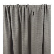 Tissu Tailleur Mélange Laine Carreaux Taupe / Choco