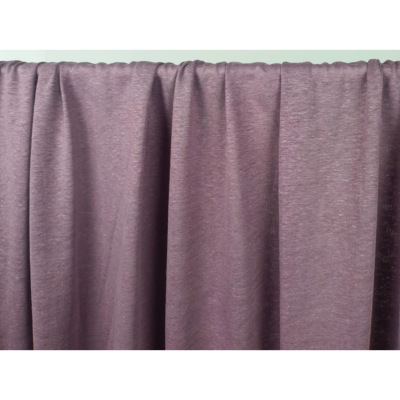 Tissu Maille Jersey 100 % Lin Mauve
