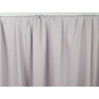 Tissu Maille Interlock 100 % Coton Mercerisé Gris