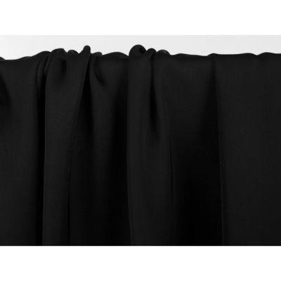 Tissu Satin de Viscose Noir