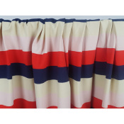 Tissu Maille Jersey Coton / Elasthanne Rayures Multi-co Tricotées