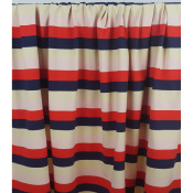 Tissu Maille Jersey Coton / Elasthanne Rayures Multi-co Tricotées