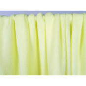 Tissu Maille Jersey Eponge Jaune Citron