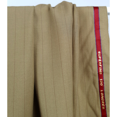 Tissu Tailleur Mélange Laine Superfino 120's Taupe