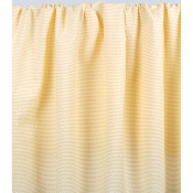 Tissu Seersucker Mélange Coton Rayé Jaune / Blanc